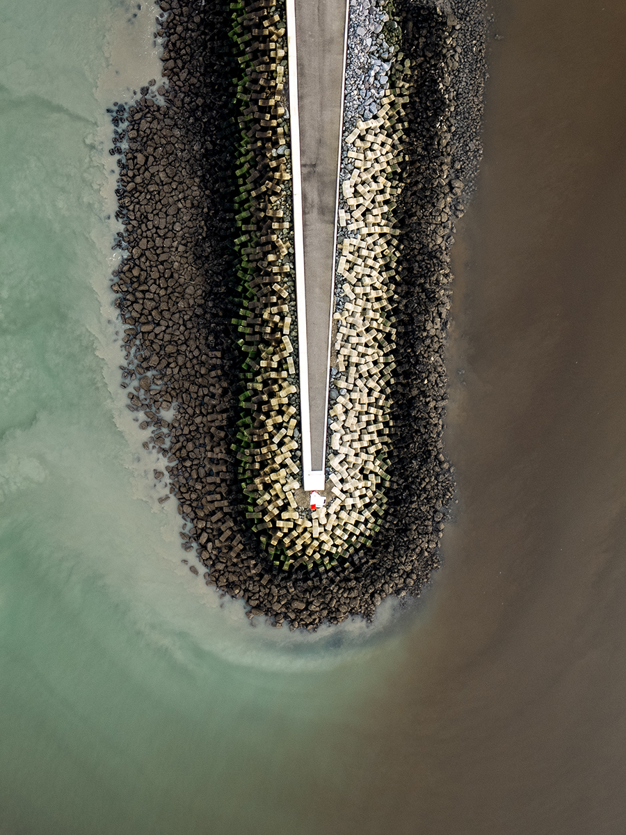 Labyrinth, Belgie, Drone fotografie