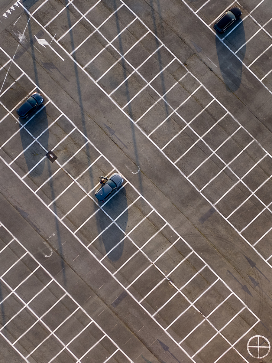 Gent, België, Topdown, Drone fotografie