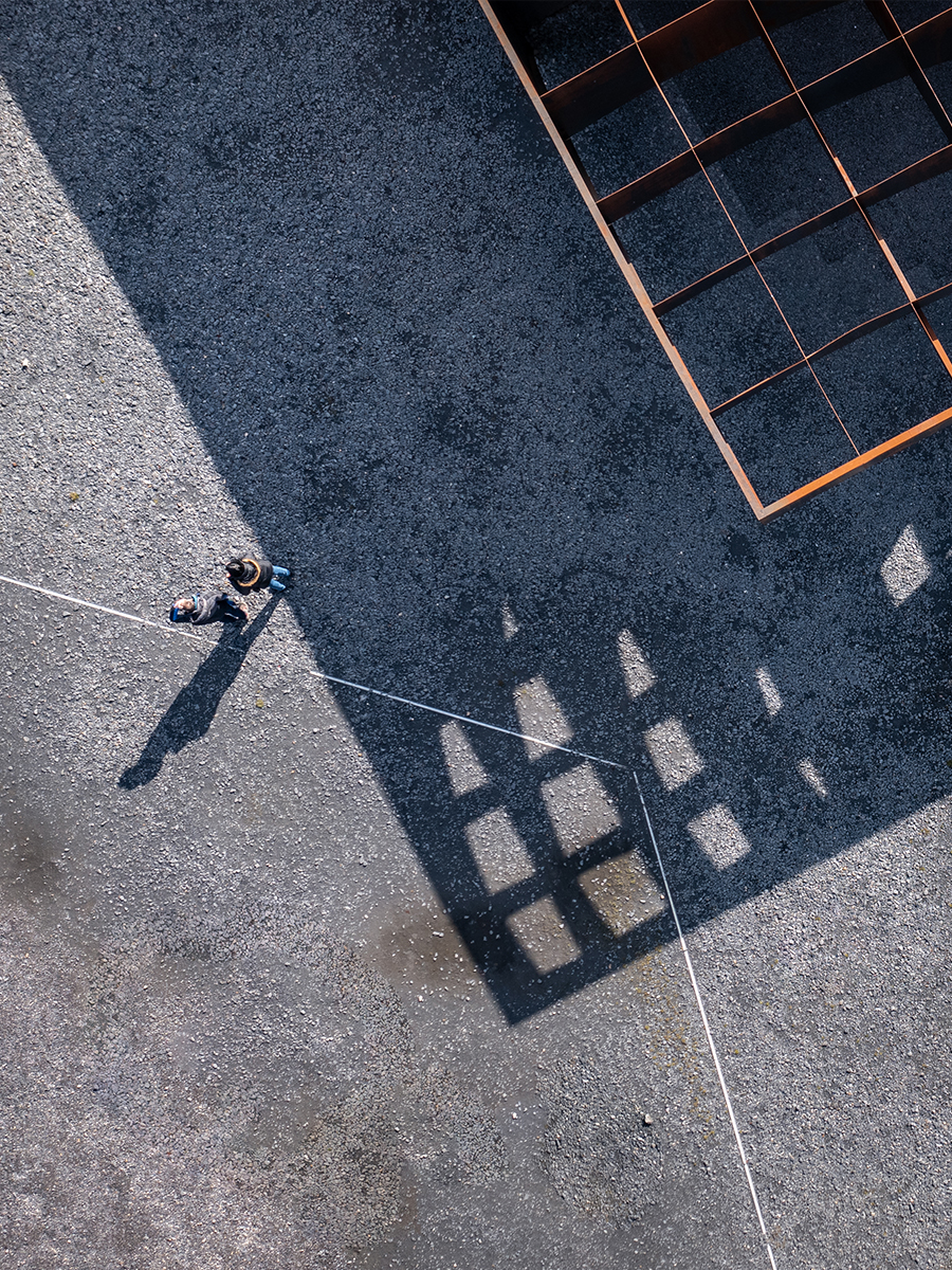 Labyrinth, Belgie, Drone fotografie